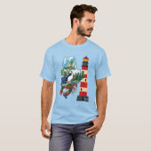 De staat Maine T-shirt (Voorkant volledig)