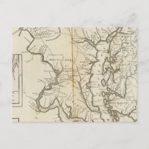 De staat Maryland Briefkaart