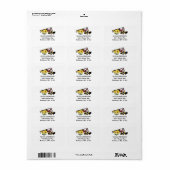 De staat Maryland Flag en Flower Black Eyed Susan Etiket (Full Sheet)