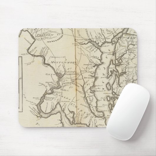 De staat Maryland Muismat (Met muis)