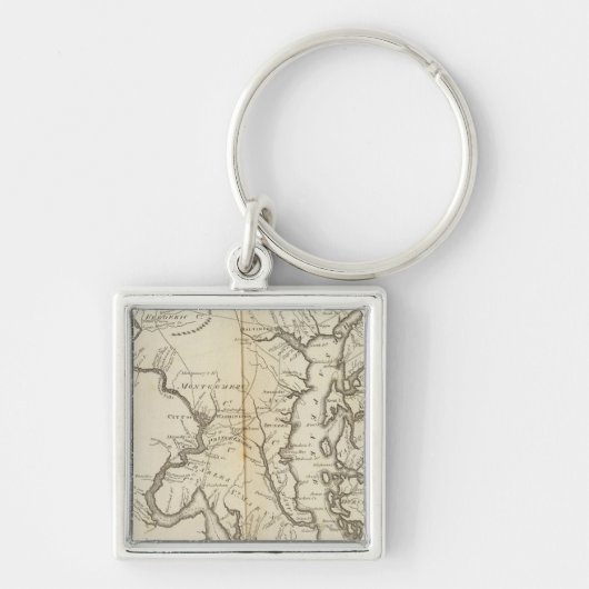 De staat Maryland Sleutelhanger (Voorkant)