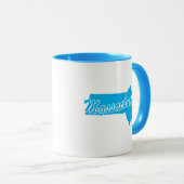 De staat Massachusetts vorm Mok (Voorkant rechts)