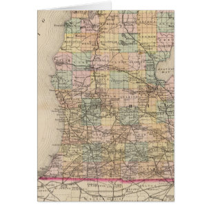 De staat Michigan Atlas Map