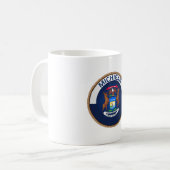 De staat Michigan Flag Seal Koffiemok (Voorkant links)