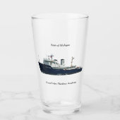 De staat Michigan glass Glas (Voorkant)