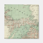 De staat Michigan Magneet (Voorkant)