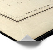 De staat Michigan  Map Poster (Hoek)