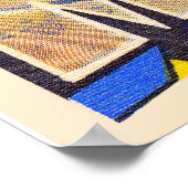 De staat Michigan MI groot Briefkaart Poster (Hoek)