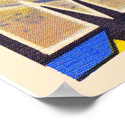 De staat Michigan MI groot Briefkaart Poster (Hoek)