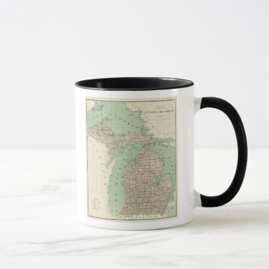 De staat Michigan Mok (Rechts)