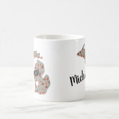 de staat Michigan Poppies Floral Pattern Koffiemok (Center)