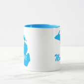 De staat Michigan Shape Mok (Midden)