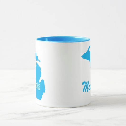 De staat Michigan Shape Mok (Midden)