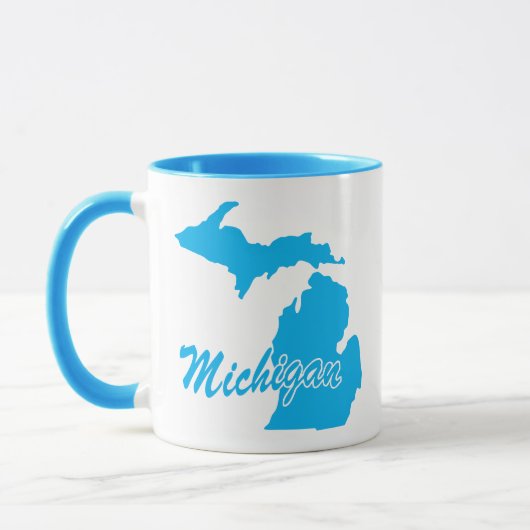 De staat Michigan Shape Mok (Links)