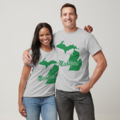 De staat Michigan Shape T-shirt (Unisex)