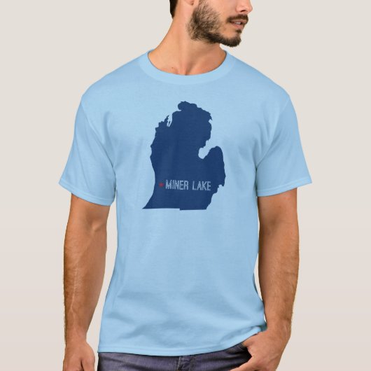 De staat Michigan T-shirt (Voorkant)