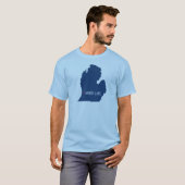 De staat Michigan T-shirt (Voorkant volledig)