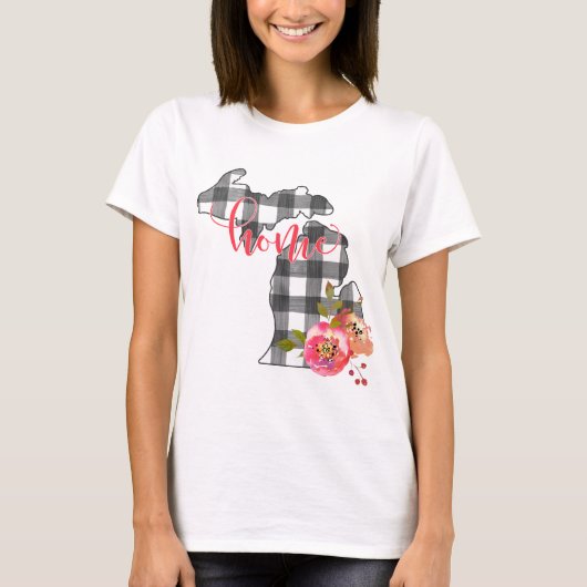 De staat Michigan T-shirt (Voorkant)