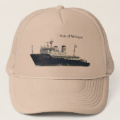 De staat Michigan trucker hat Pet (Voorkant)