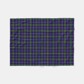 De staat Minnesota Tartan Fleece Deken (Voorkant (Horizontaal))