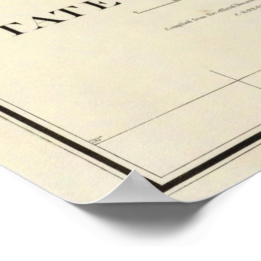 De staat Mississippi Poster (Hoek)