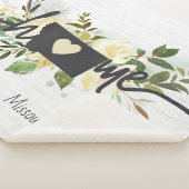 De staat Montana heeft uw rustieke thuisstad geper Sherpa Deken (3/4)