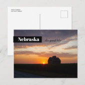 De staat Nebraska - Afbeeldingen en foto's Briefkaart (Voorkant / Achterkant)