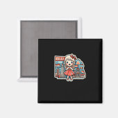 De staat Nebraska in de VS Sticker 1 Magneet (Voorkant / Achterkant)