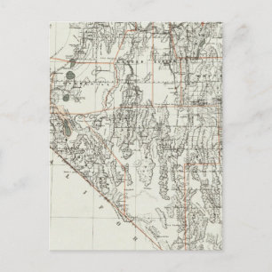 De staat Nevada Briefkaart