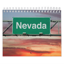 De staat Nevada Collectie Wall Calendar