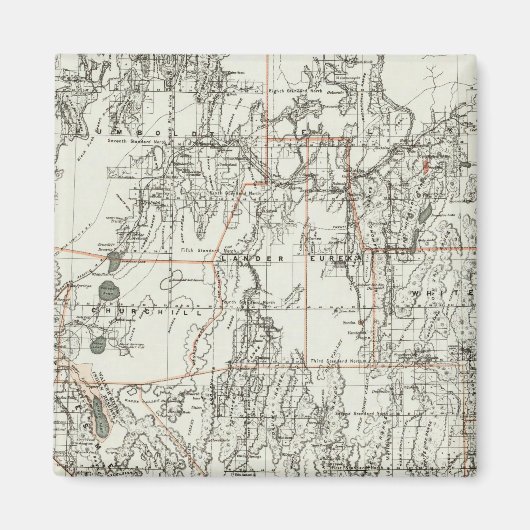 De staat Nevada Magneet (Voorkant)