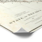 De staat Nevada Poster (Hoek)