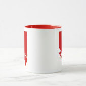 De staat Nevada Shape Red Mok (Midden)