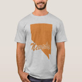 De staat Nevada Shape T-shirt (Voorkant)