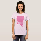 De staat Nevada Shape T-shirt (Voorkant volledig)