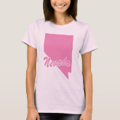 De staat Nevada Shape T-shirt (Voorkant)