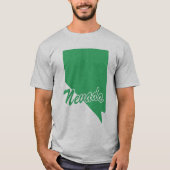 De staat Nevada Shape T-shirt (Voorkant)