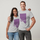 De staat Nevada Shape T-shirt (Unisex)