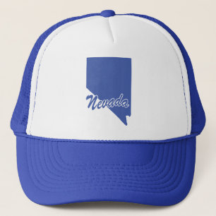 De staat Nevada Shape Trucker Hat Pet