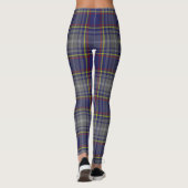 De staat Nevada tartan plaid Leggings (Achterkant)