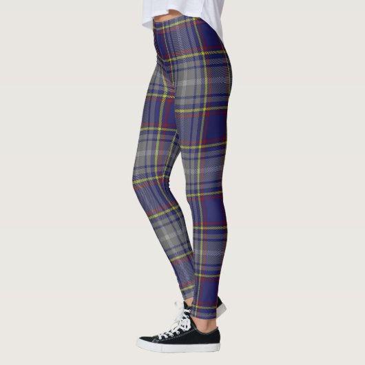 De staat Nevada tartan plaid Leggings (Links)