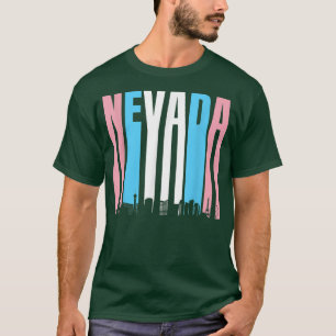 de staat Nevada trans Pride vlag transgender T-shirt
