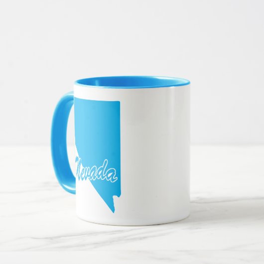 De staat Nevada Vorm Mok (Voorkant links)