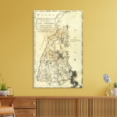 De staat New Hampshire 2 Canvas Afdruk (Insitu (Woonkamer))