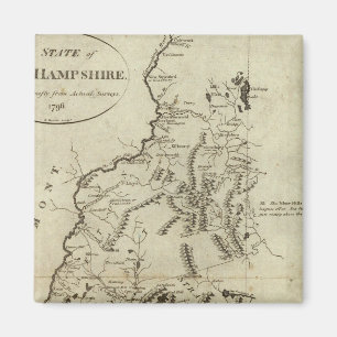 De staat New Hampshire 4 Magneet