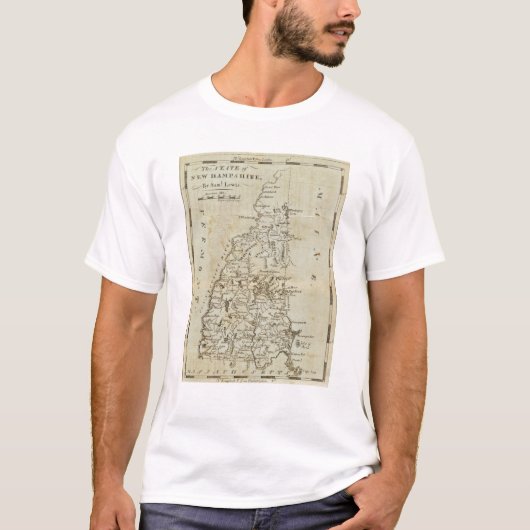 De staat New Hampshire T-shirt (Voorkant)