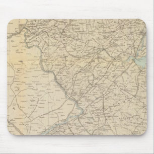 De staat New Jersey, 1877 Muismat