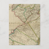 De staat New Jersey 3 Briefkaart (Voorkant)