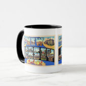 De staat New Jersey groot Briefkaart met grote le Mok (Voorkant links)