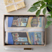 De staat New Jersey  groot Briefkaart met grote le Tissuepapier (Geschenk)